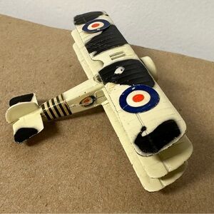 Vintage 1970’s Sopwith Triplane “Black Maria”Die-Cast Metal Airplane World War 1